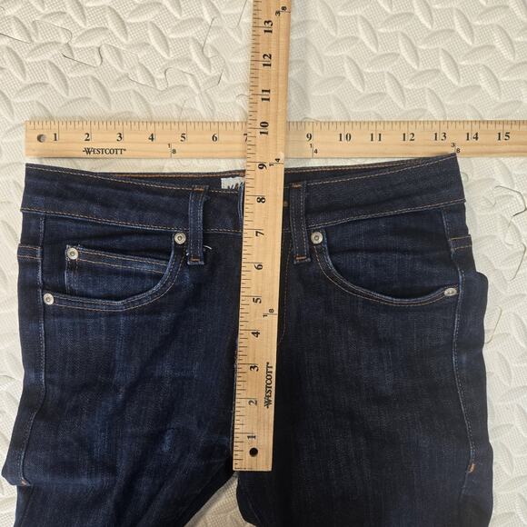 Naked & Famous Jeans Mens 27 Raw Japanese Denim Dark Wash Indigo Power Stretch - Picture 11 of 13